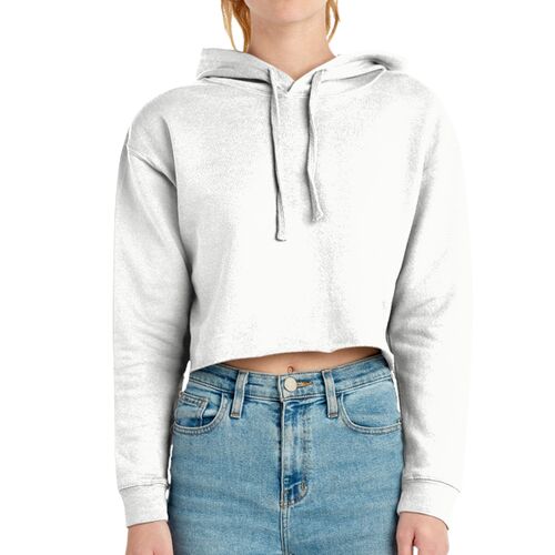 Ladies' Cropped Fleece Hoodie Thumbnail