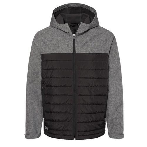 Men's Pinnacle Puffer Body Softshell Hooded Jacket Thumbnail