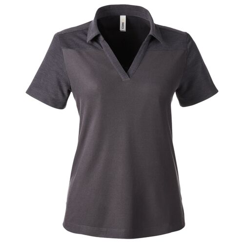 Ladies' Fusion ChromaSoft Colorblock Polo Thumbnail