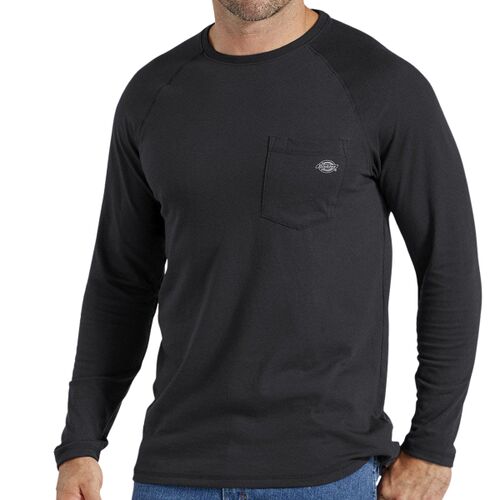 Men's Tall Temp-iQ Performance Cooling Long Sleeve Pocket T-Shirt Thumbnail