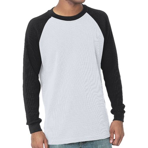 Men's USA Made Heavyweight Waffle Knit Thermal Raglan Shirt Thumbnail