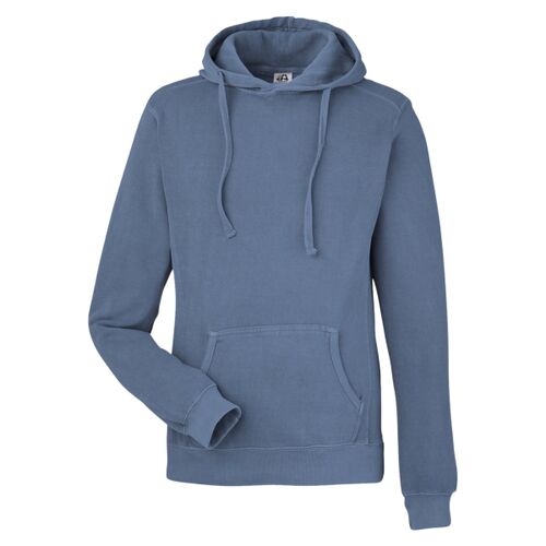 Unisex Pigment Dyed Fleece Hooded Sweatshirt Thumbnail