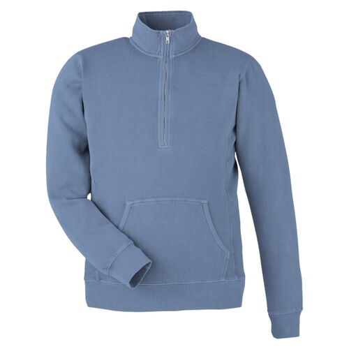 Unisex Pigment Dyed Fleece Quarter-Zip Thumbnail