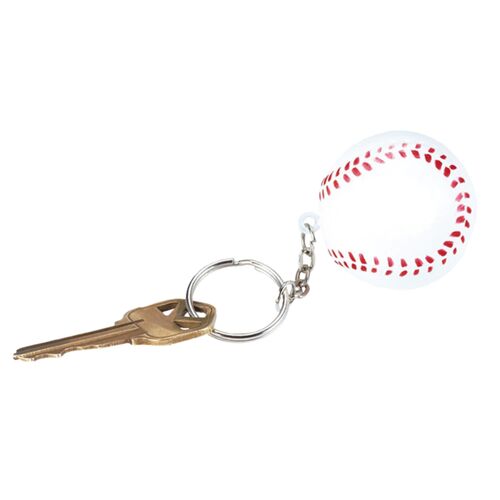 Baseball Shape Stress Ball Keychain Thumbnail