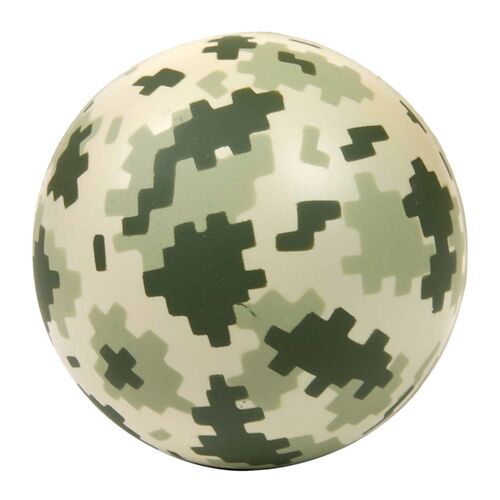 Digi Camo Round Stress Ball Thumbnail