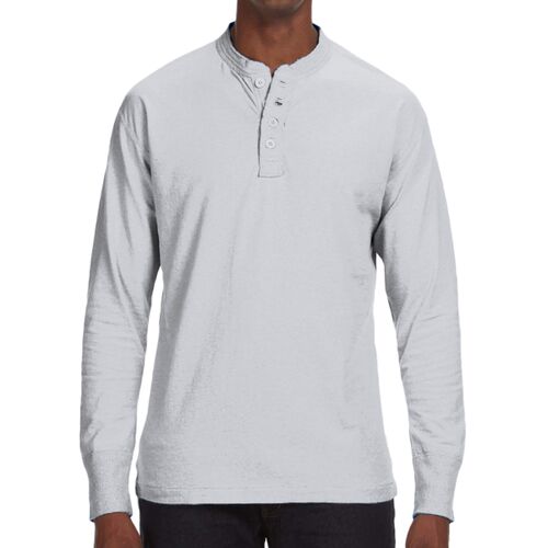 Men's Vintage Brushed Jersey Henley Thumbnail