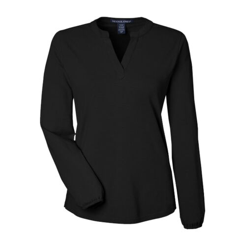 Ladies' Raleigh Half-Placket Knit Top Thumbnail