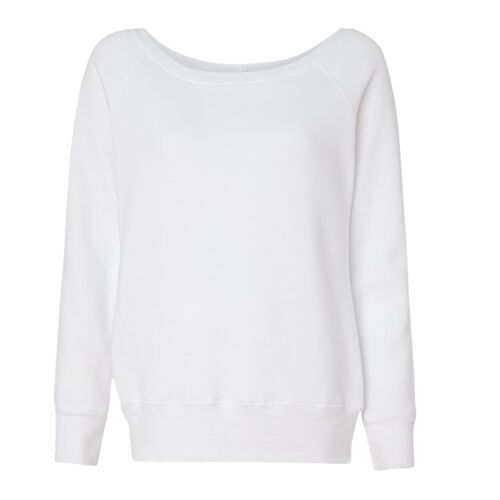 Ladies' Sponge Fleece Wide Neck Sweatshirt Thumbnail