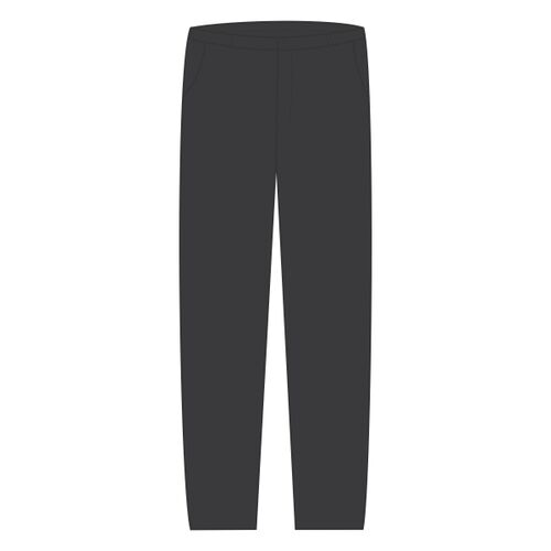 Men's Plain Front Casual Cotton Pants Thumbnail