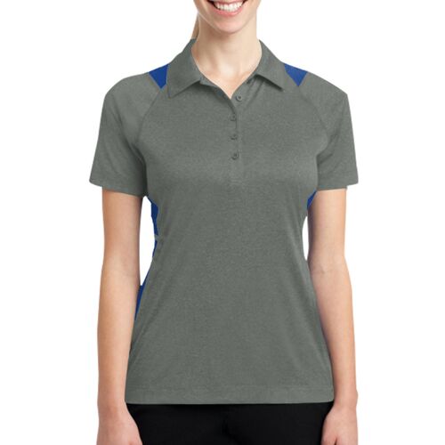 Women's Heather Colorblock Contender Polo Thumbnail