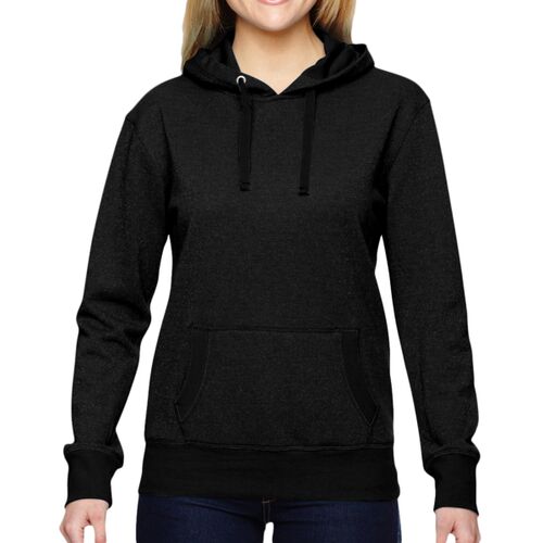 Ladies' Glitter French Terry Hooded Sweatshirt Thumbnail