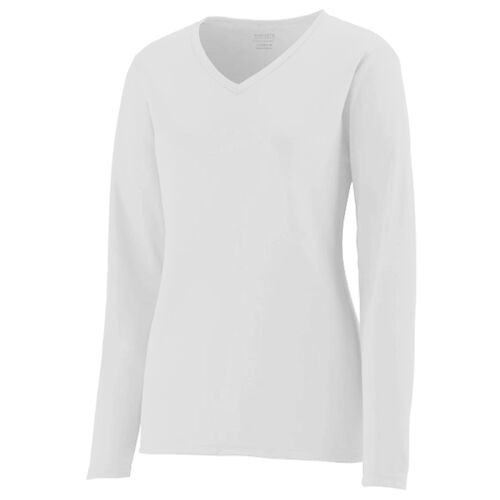 Ladies' Wicking Long-Sleeve T-Shirt Thumbnail