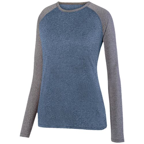 Women's Kinergy Two Color Long Sleeve Raglan T-Shirt Thumbnail