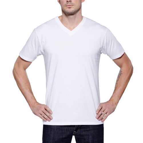 Men's CVC V-Neck T-Shirt Thumbnail