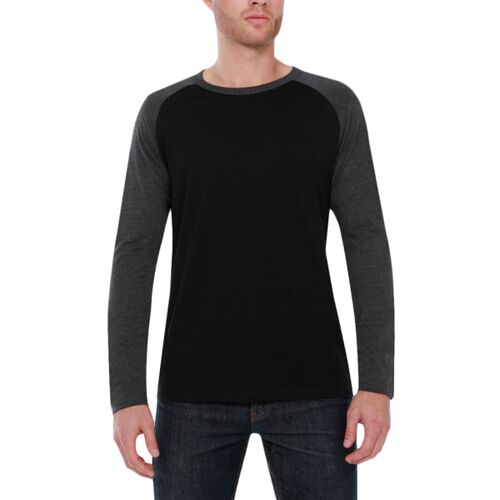 Men's CVC Long-Sleeve Raglan Thumbnail