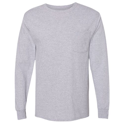 Adult Workwear Long-Sleeve Pocket T-Shirt Thumbnail