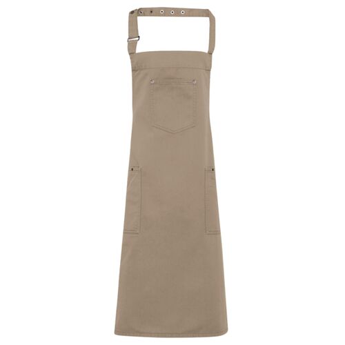Unisex Cotton Chino Bib Apron Thumbnail