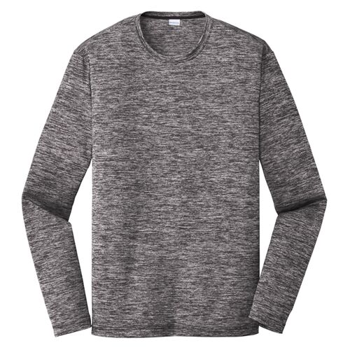 ® PosiCharge ® Long Sleeve Electric Heather Tee Thumbnail